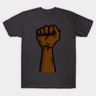 Black Lives Matter Fist Hand Raised T-Shirt